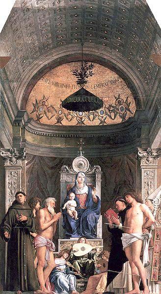 Giovanni Bellini San Giobbe Altarpiece Sweden oil painting art